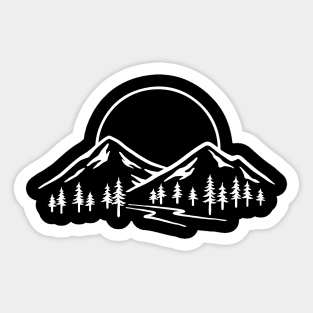 Great Outdoors - White Version Sticker